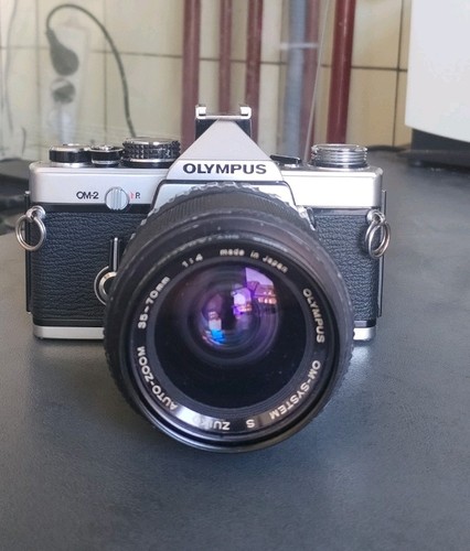 Olympus silber slr zuiko - om-2,